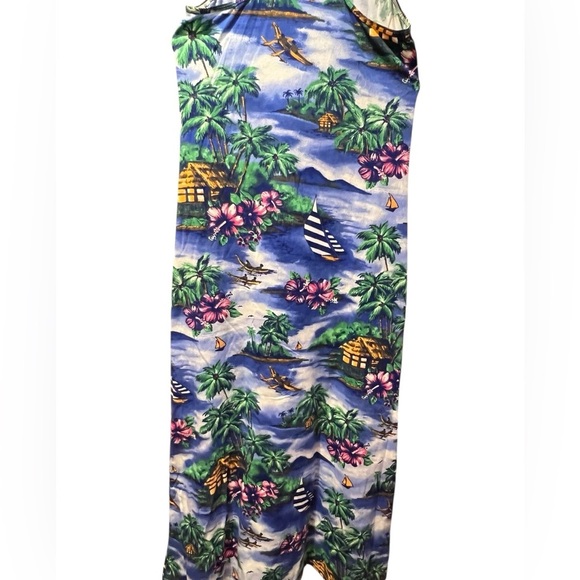 Tommy Bahama Blue Tropical Print Dress - Picture 4 of 9